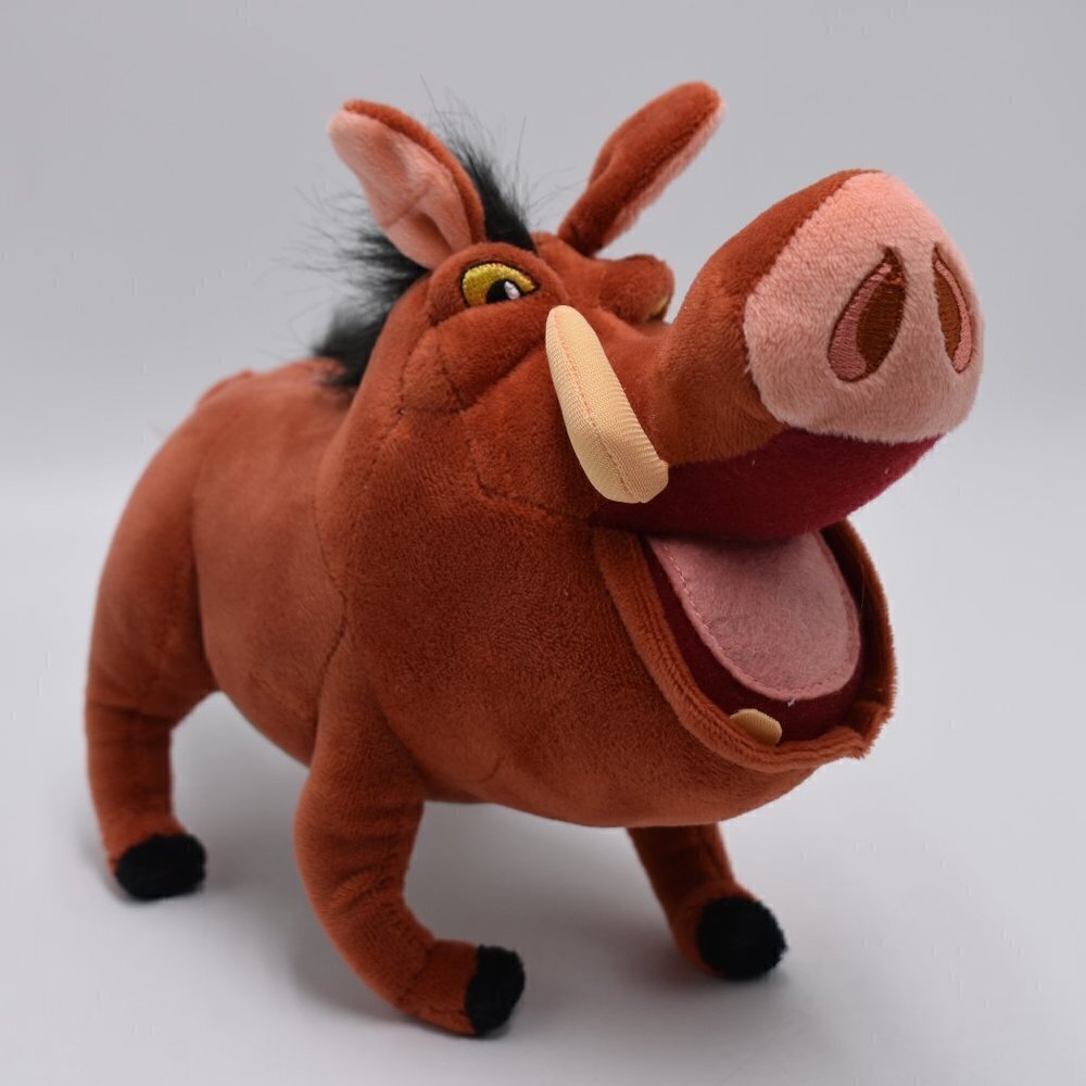 Disney Store Exclusive Lion King Pumba Plush Stuffed Animal 8"
